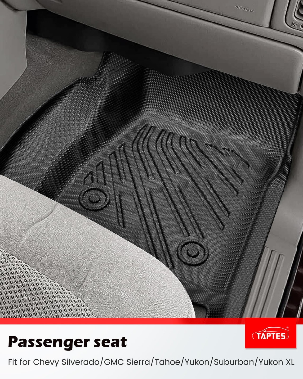 1999-2006 Only Crew Cab/Extended Cab All Weather Floor Mats for Chevy Silvera…