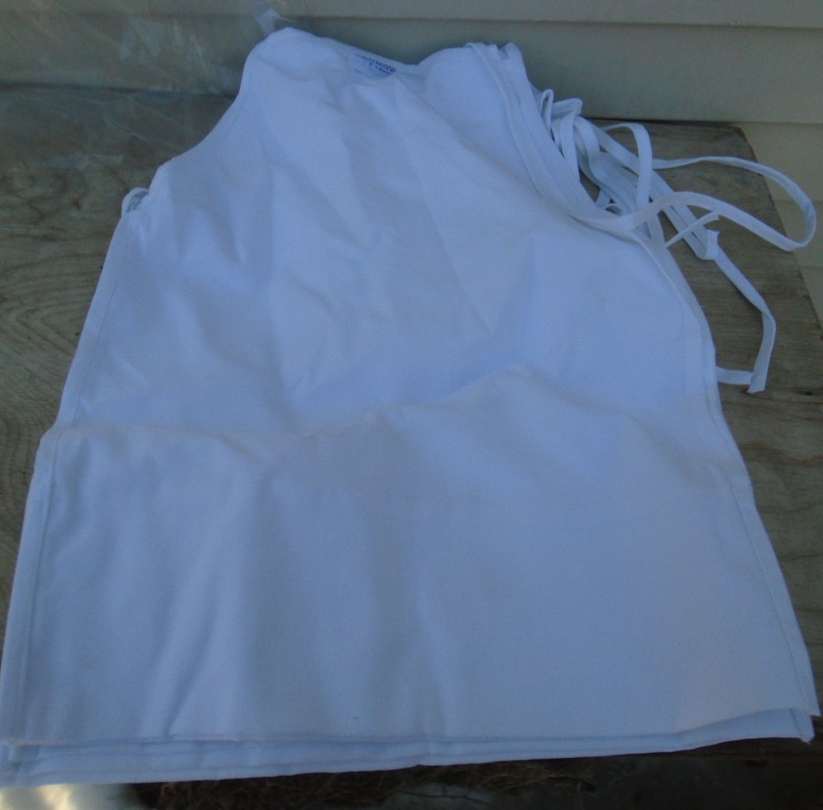 ( Lot of 10) Regent Kitchen Apron Unisex Solid White Cooking Medium Canvas