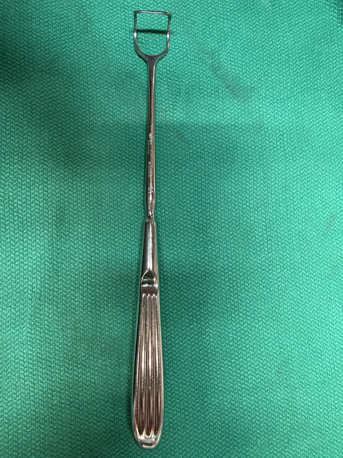 Storz N6000 Size3 Barnhill Adenoid Curette 16mm Cut 19x20mm 8.8” Long