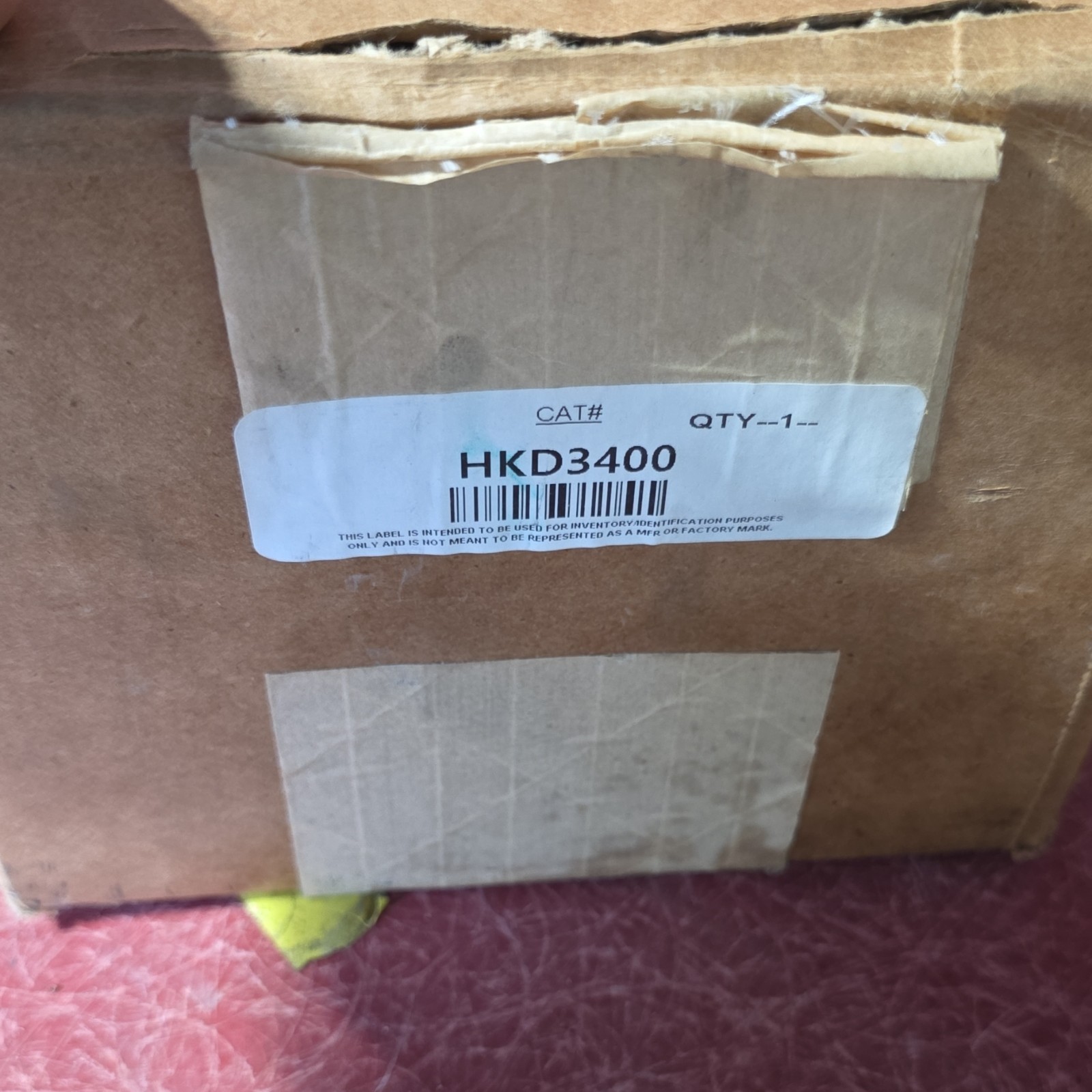 400A Eaton HKD3400 400A 3-Pole 600V AC Bolt-On Molded Case Circuit Breaker