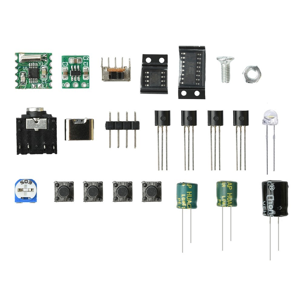 Digital FM Radio DIY Electronic Kits Soldering Practice Learning Kit 87.5-108MHz