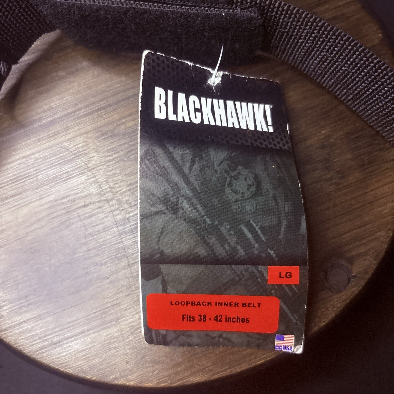 BLACKHAWK USA Loopback Inner Duty Belt Size Large 38″- 42″ Hook And Loop Outer