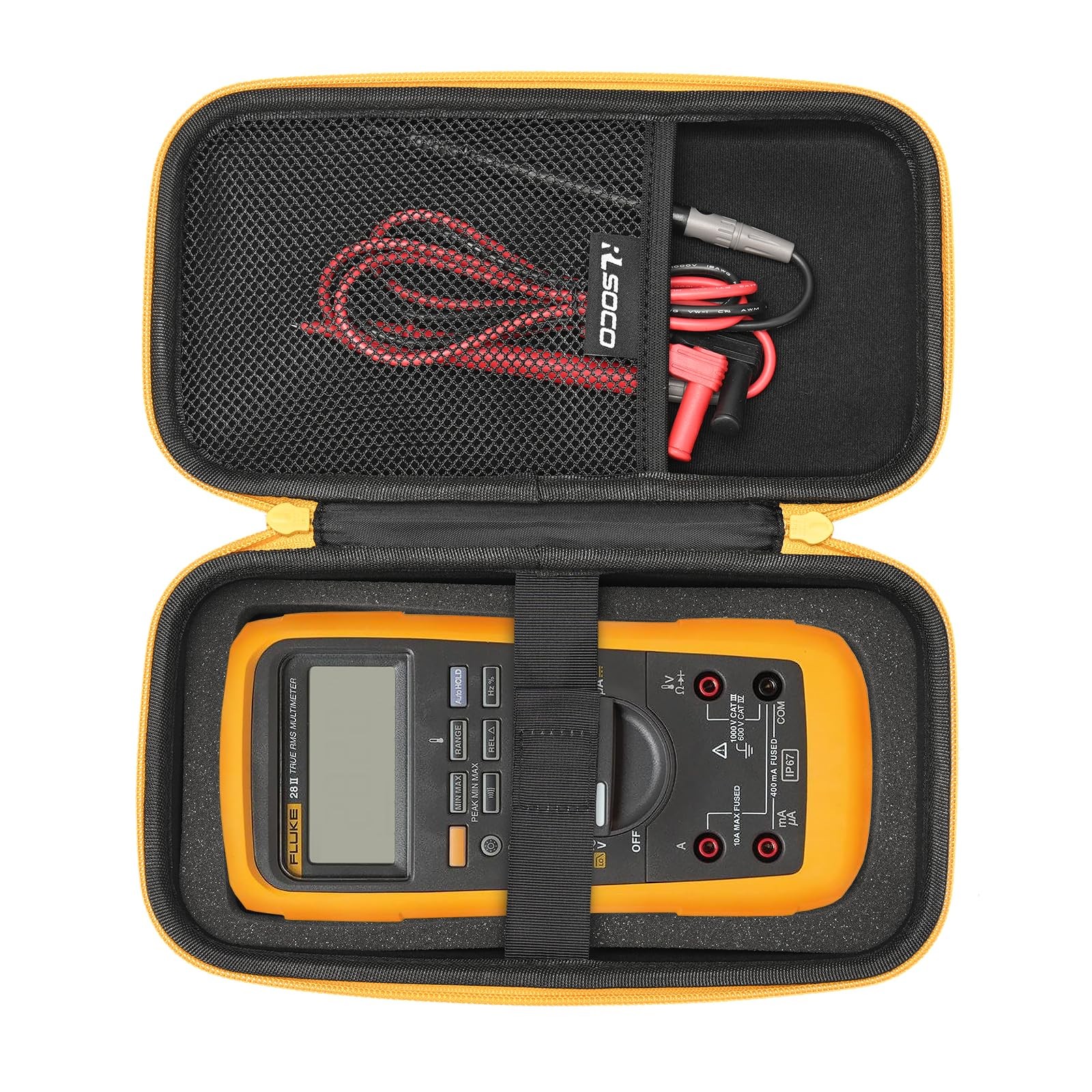 Carrying Case for Fluke A283FC Wireless AC/DC Current Clamp & Fluke 283FC/28 …