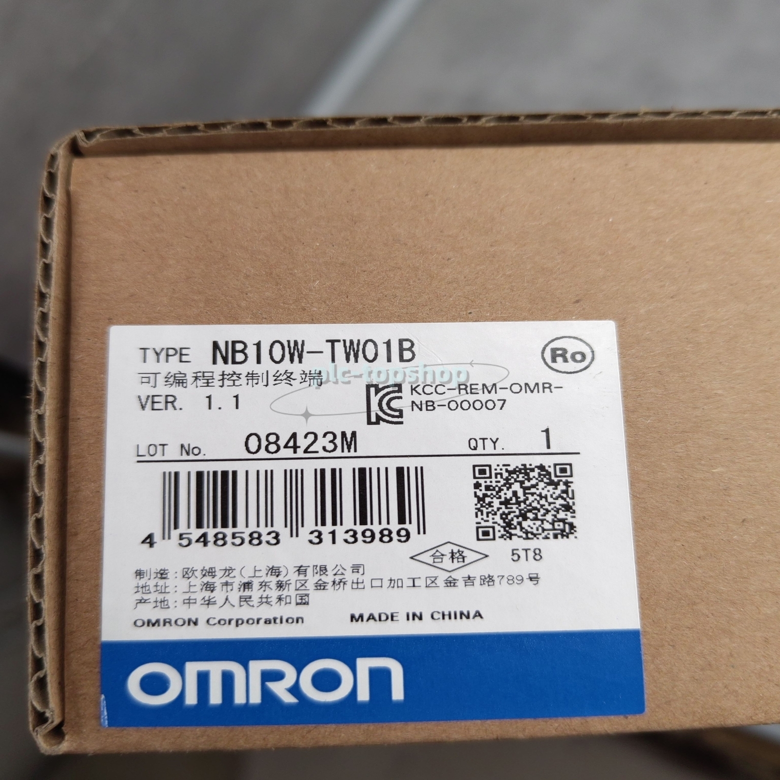 NB10W-TW01B Omron NB10W-TW01B touch screen brand New in box PLC