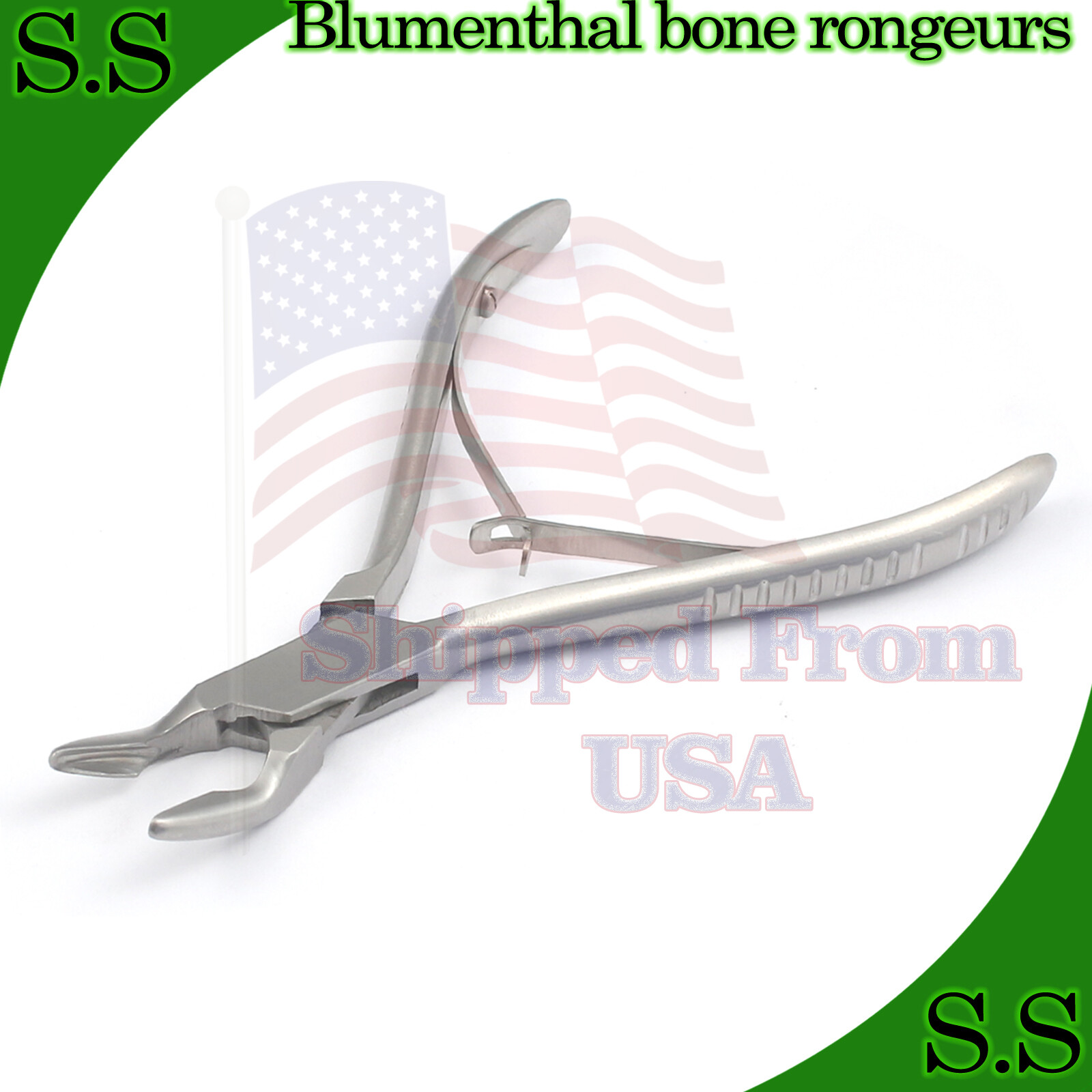 1 Piece Of Blumenthal Bone Rongeur 45 Degree 5.5″ Surgical Dental Instruments