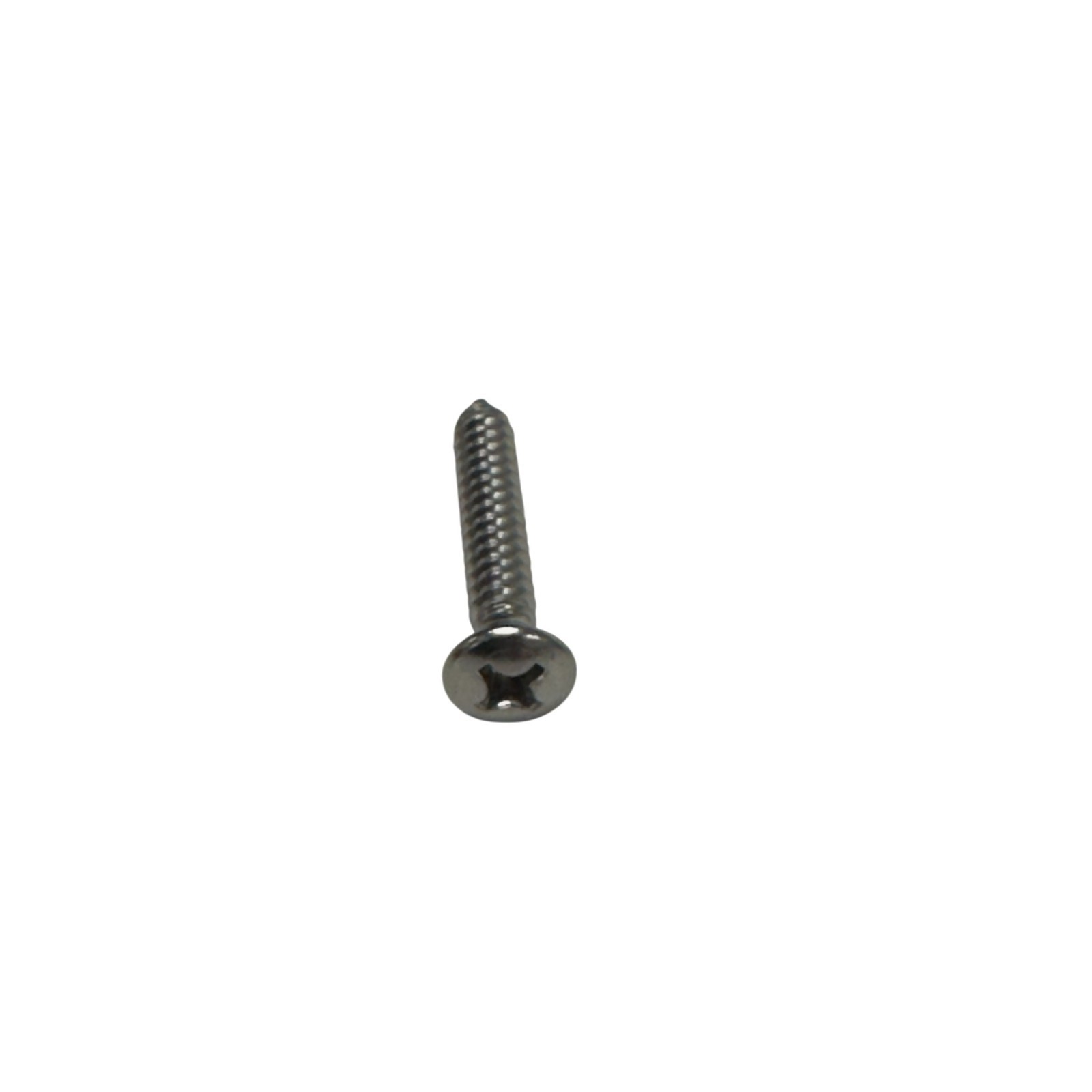 Sheet Metal Screws 1/4 in x 1-1/2 in Stainless Oval Head Phillips Drive 15 Pack