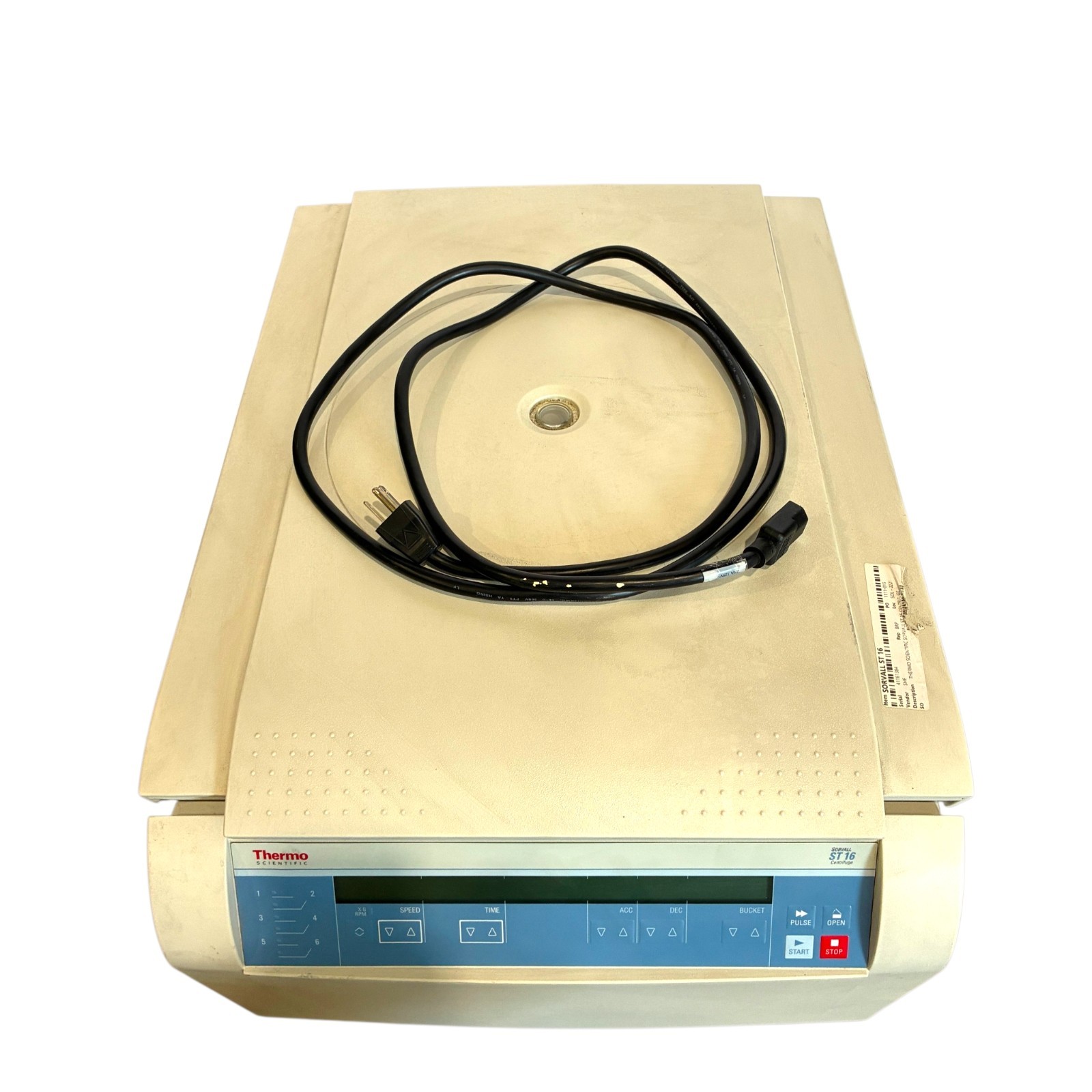 Thermo Scientific Sorvall ST 16 Benchtop Centrifuge w/ 75003629 Rotor & Buckets