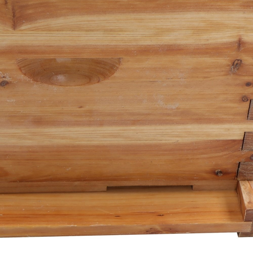 4 Layer 8 Frame Bee Hive Beeswax Coated Includes Beehive Frames and Foundations