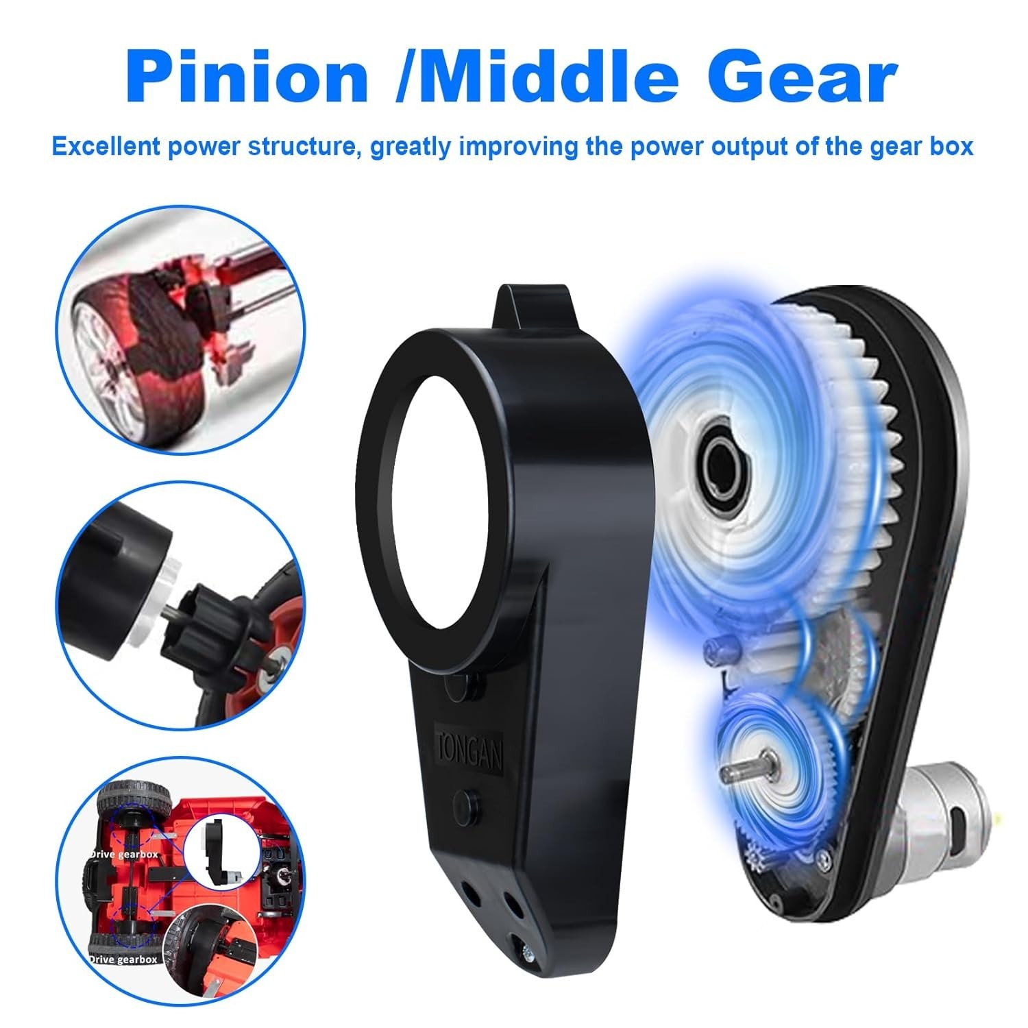 24V Motor-50000Rpm for Power Wheels,Rs555 High-Speed Steel Gears Motor Gearbox f