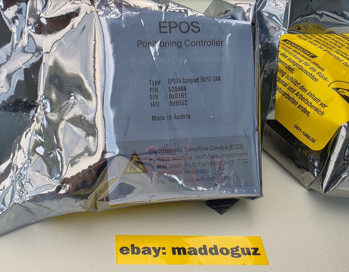 Maxon EPOS4 Compact 50/15 CAN 520886 – New Sealed – 750W 15A 10–50V