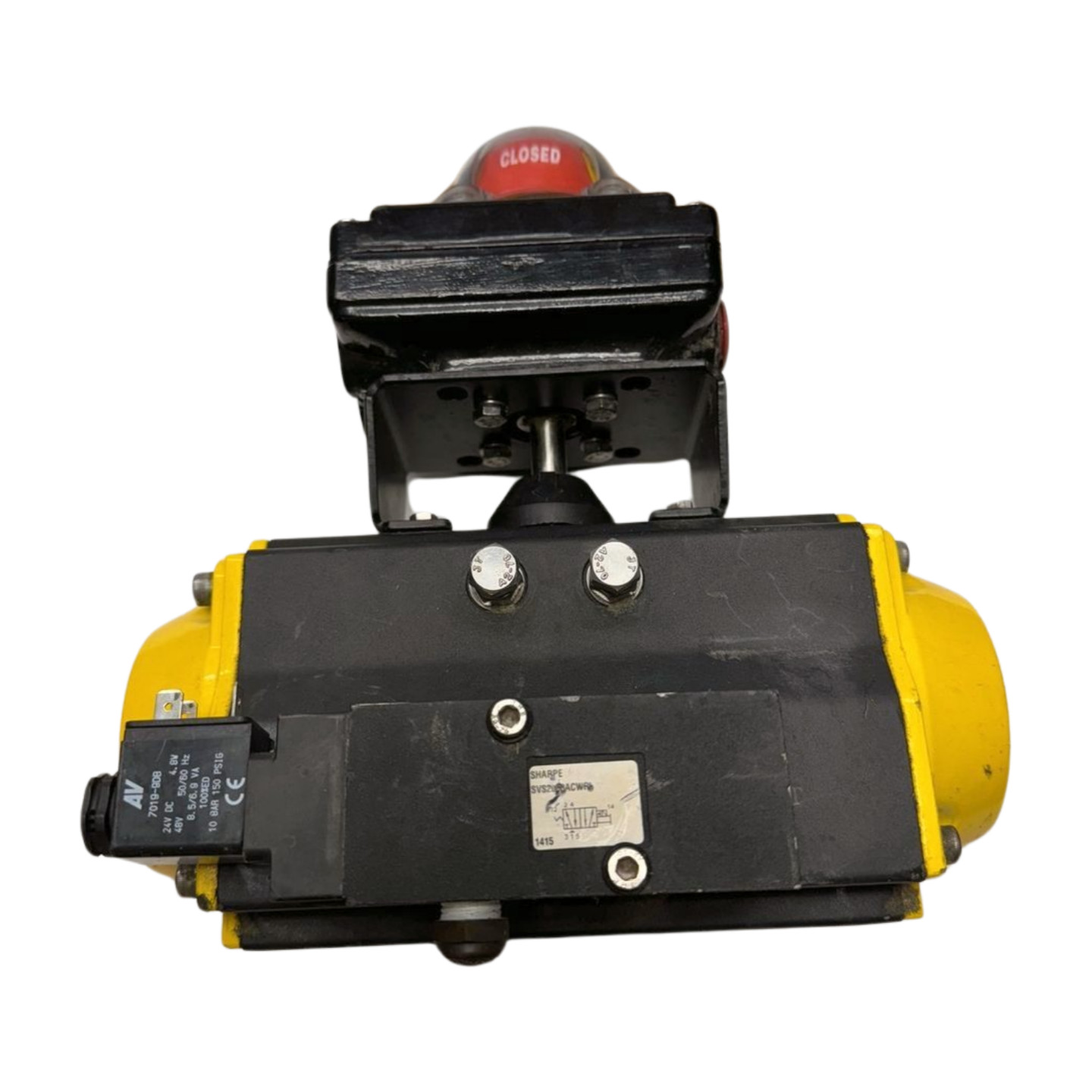 Sharpe SPNII085 Actuator w/SLXS4MH10 WT Limit Switch Indicator & 7019-9DB Coil