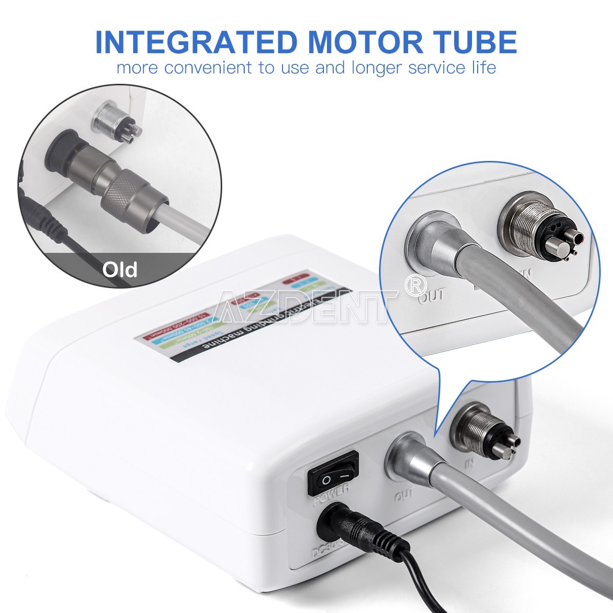 Dental Cart Cabinet Trolley /LED Electric Micro Motor Brushless /1:5 Handpiece
