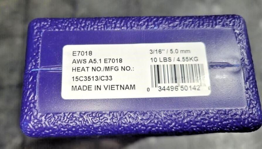 E7018 3/16″ Stick Welding Electrode Rods 10Ibs Pack **FREE GIFT** HA70188010