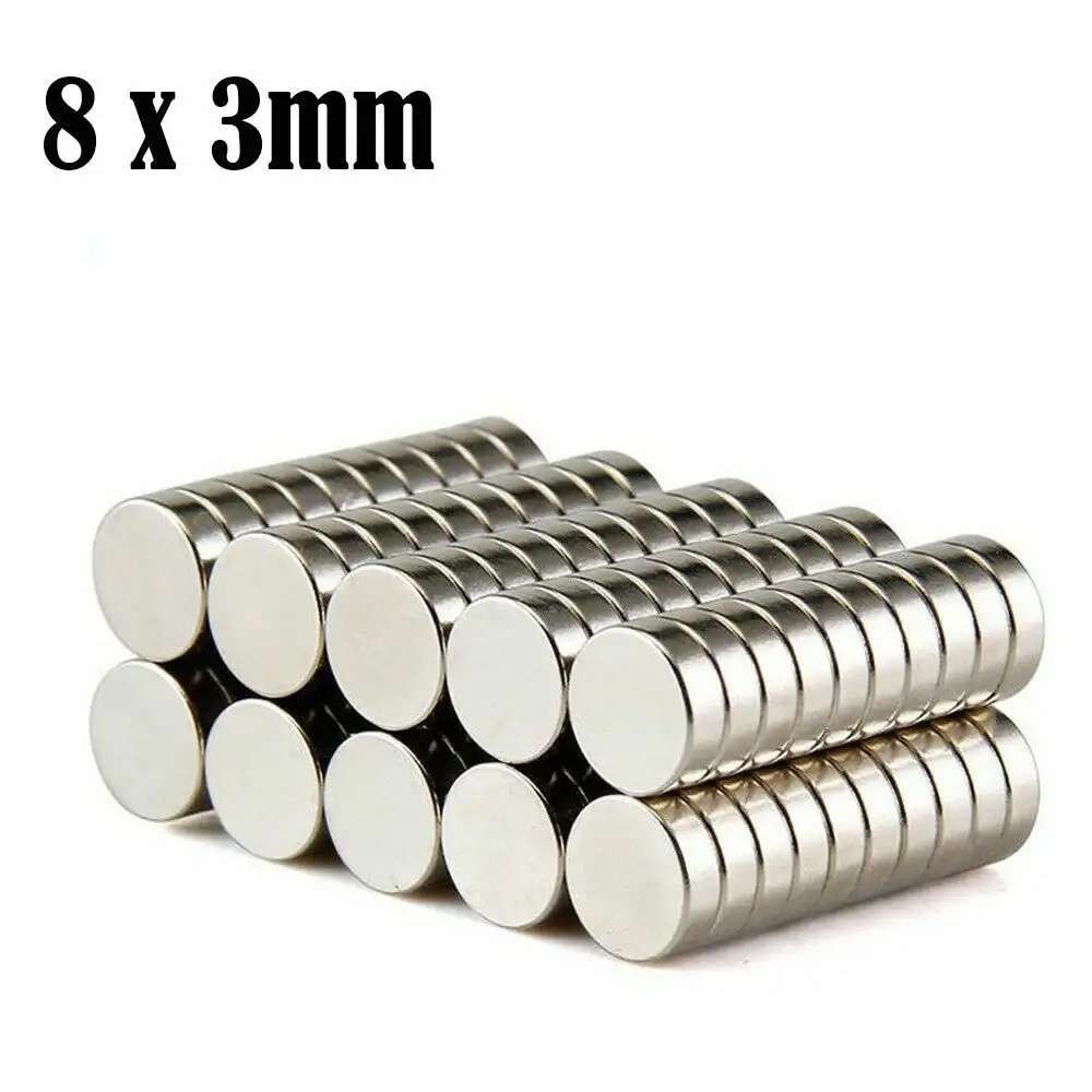 Small Large Round Neodymium Magnets N52 Super Strong Rare Earth Magnet LOT 5-100