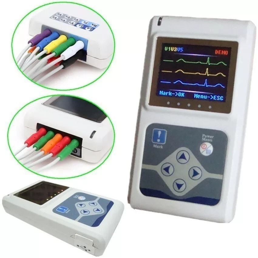 CONTEC TLC9803 Dynamic ECG Monitor System 24 Hours Recorder ECG Holter
