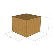 100 9x9x7 Kraft Brown Corrugated Shipping Boxes 32 ECT Single-Wall New