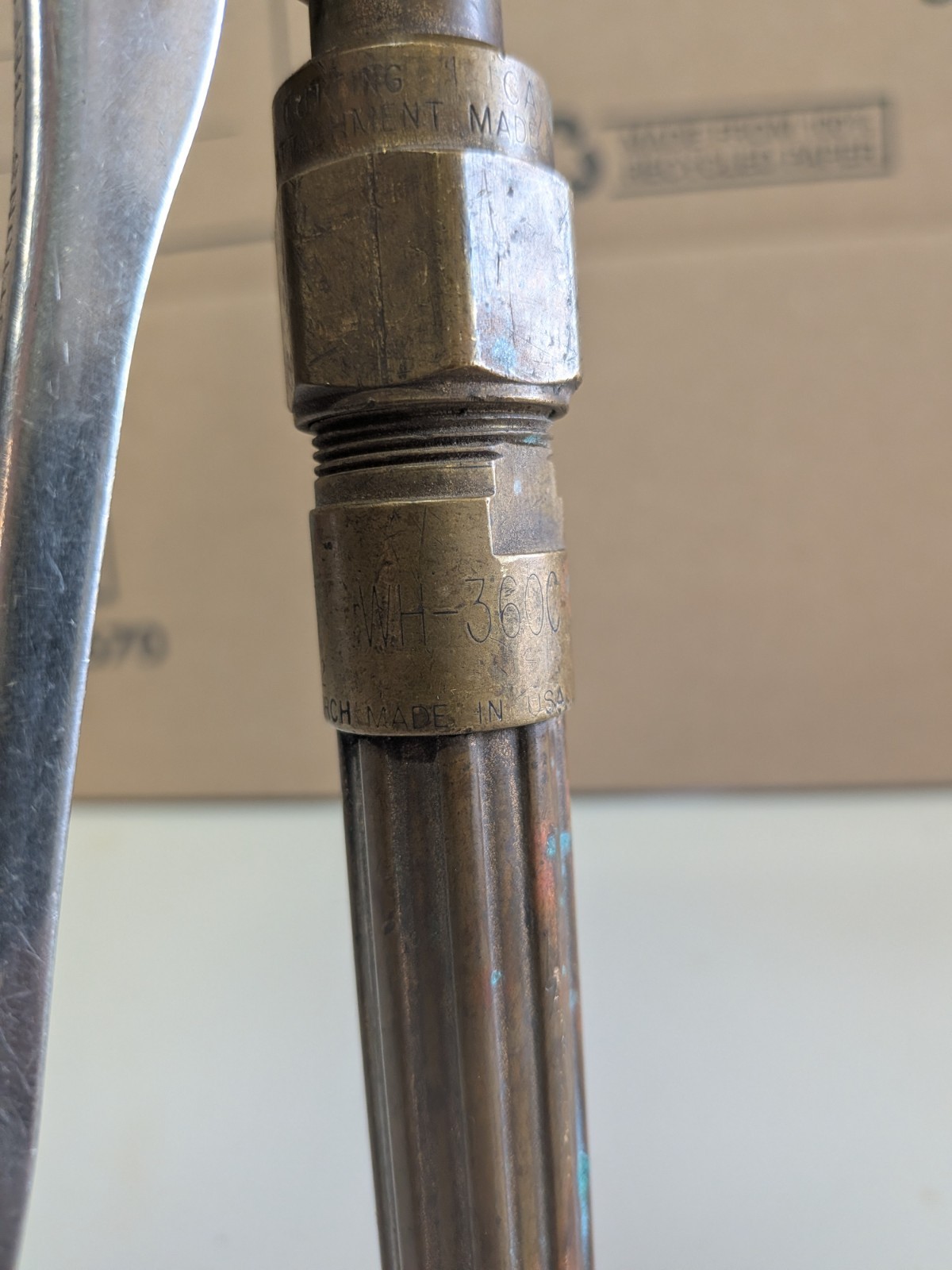 Victor Uniweld Esab WH-360 Cutting/Welding Torch Handle Head Oxy CA350 Works