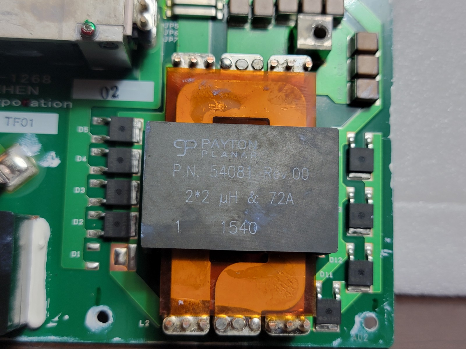 Daihen RG-1268 Power PCB Payton Planar Transformer 2500W 54039 54081 IXFT50N50P3