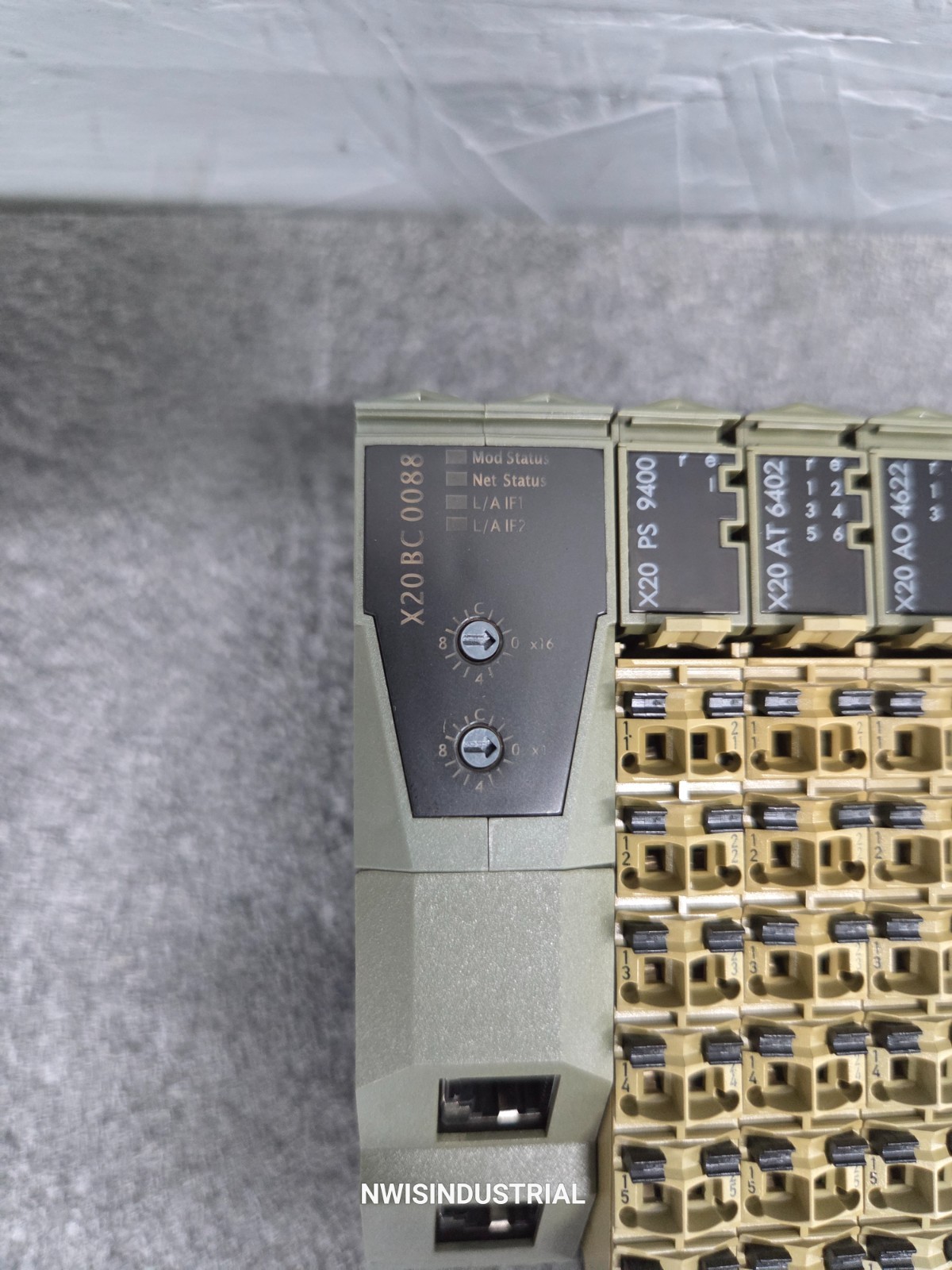 B & R Automation X20 BC 0088 Ethernet/IP Fieldbus Controller with 10 Modules