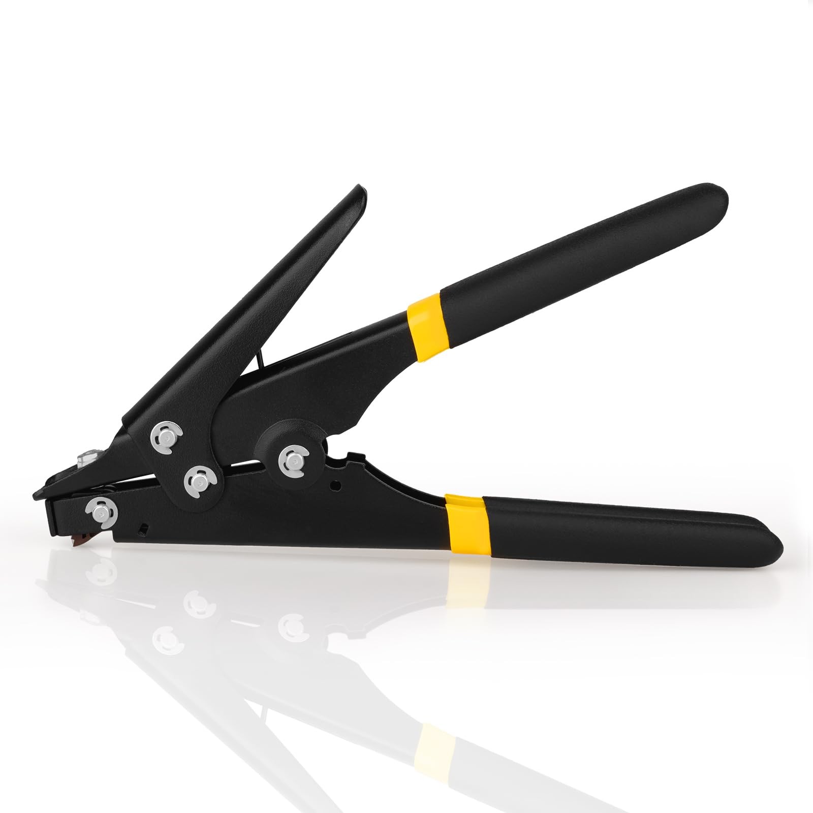 JIOUXIP Zip Tie Tool, Tensioning and Cutting Tool for Black Yellow