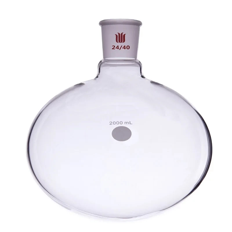 Single Neck Round Bottom Flask 25-5000ml 24/40 Borosilicate Glass