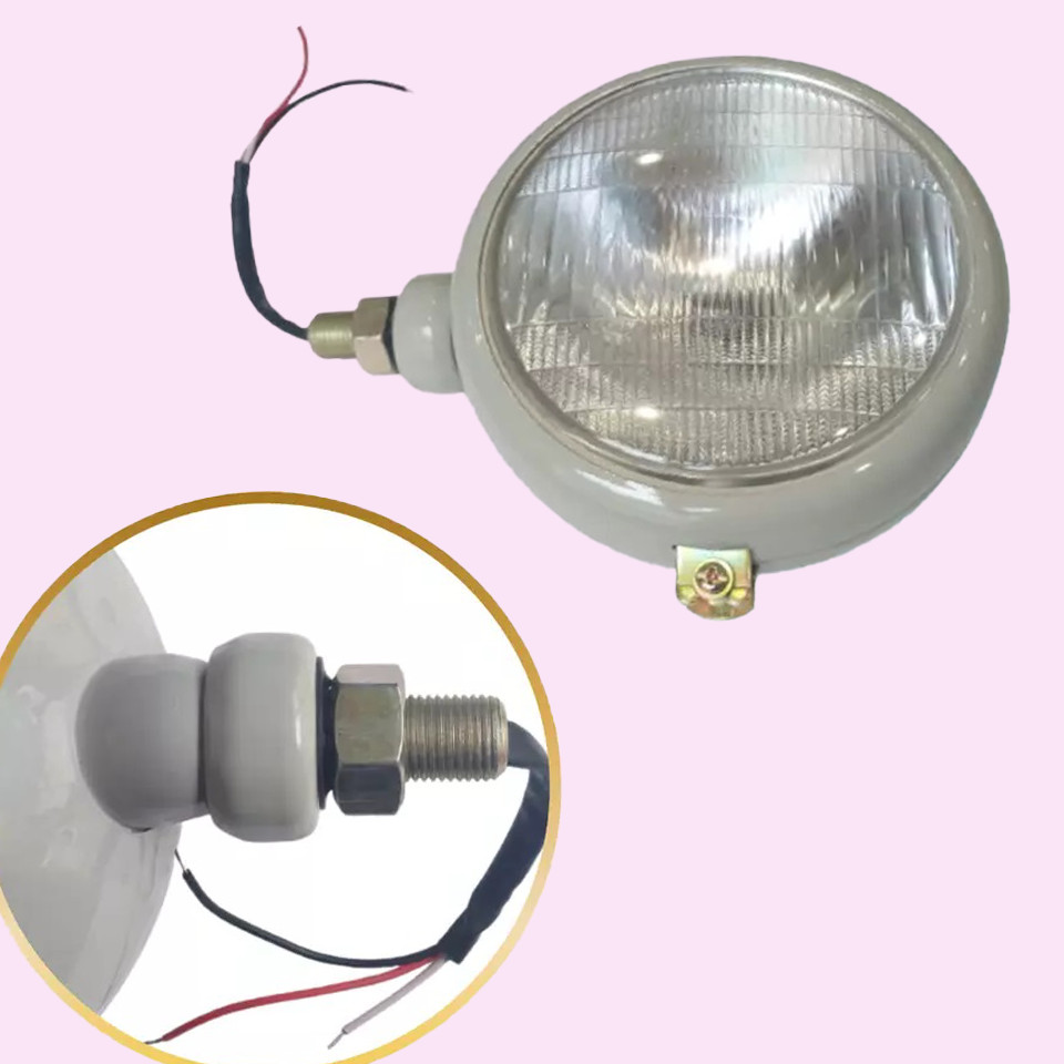 6V Pair Grey Head Light for Fits FORD 2N 8N 9N 600 800 NAA Tractor 310066F