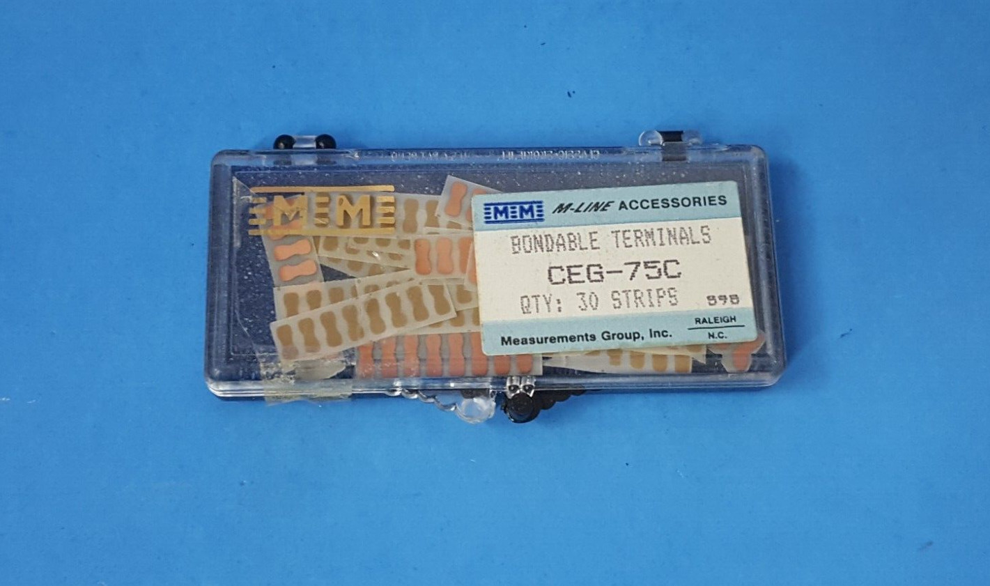 30PCS- BONDABLE TERMINALS, CEG-75C, Micro-Measurements/Vishay, TERM BOND, 8 Term