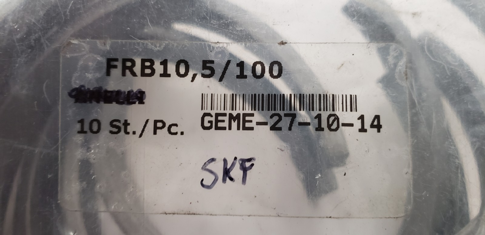 SKF FRB 10.5/100 LOCATING RING- 10.5mm x 100mm (PACK OF 10) NIB