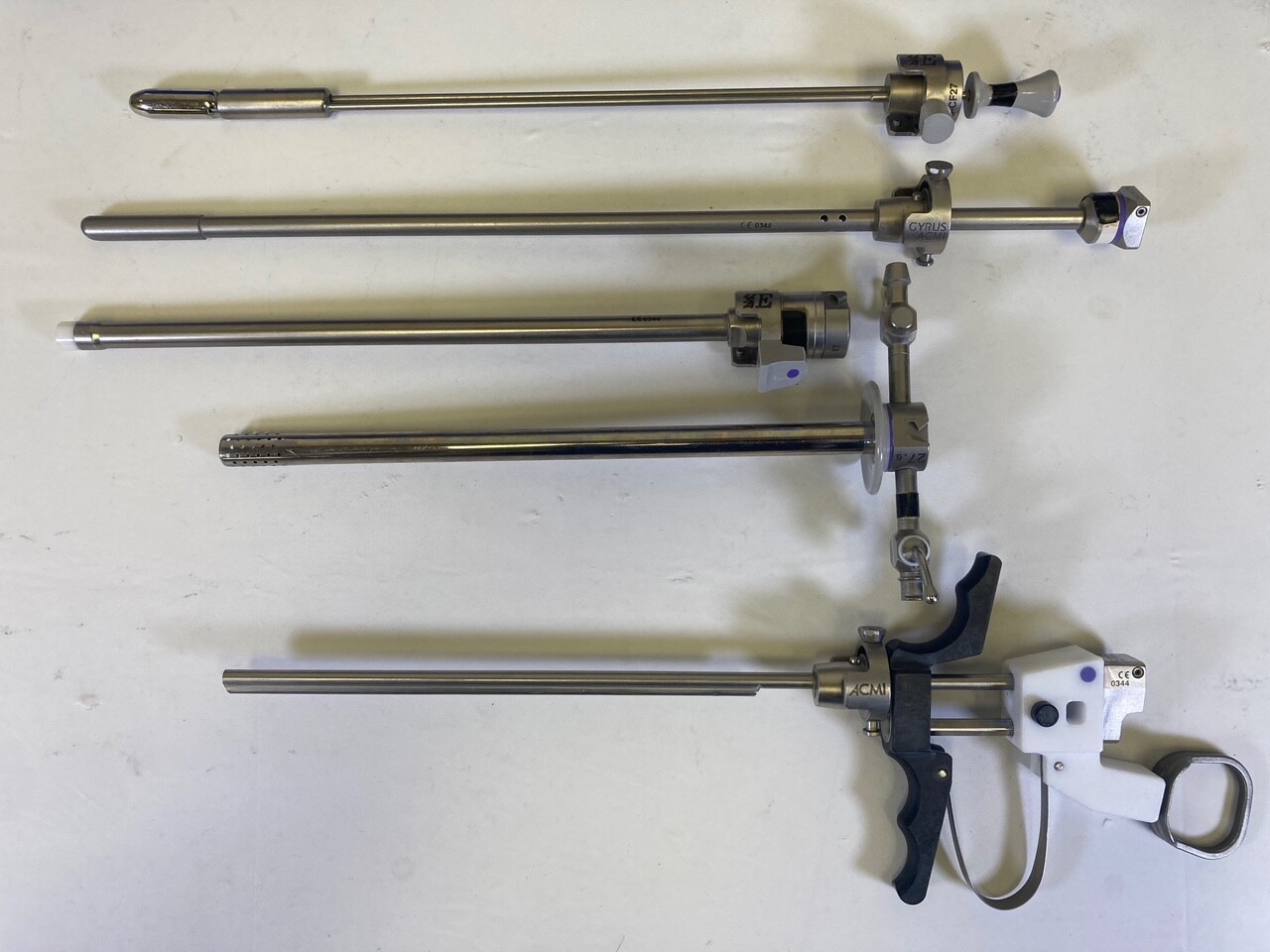 11 Piece Gyrus ACMI Resectoscope Cysto Tray PKFL EIWE Inner Outer Visual w/ Tray