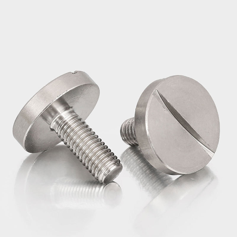 304 Stainless Steel Slotted Round Large Flat Head Screws M2 M3 M4 M5 M6