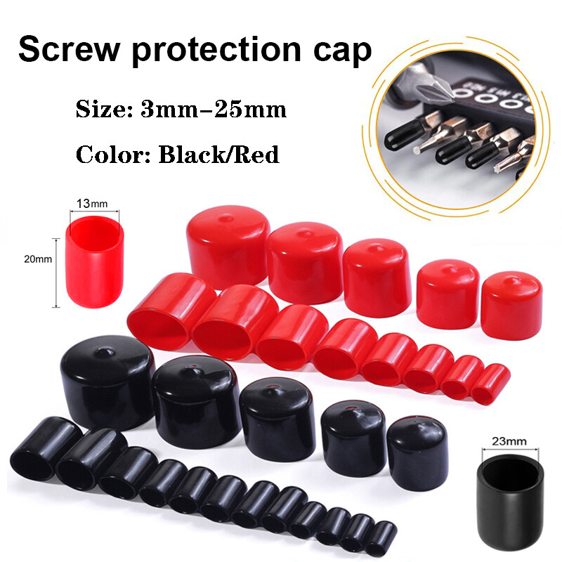 Rubber End Cap Protective Sleeve Cable Gland Plastic Plugs Holes Screw Caps ﻿