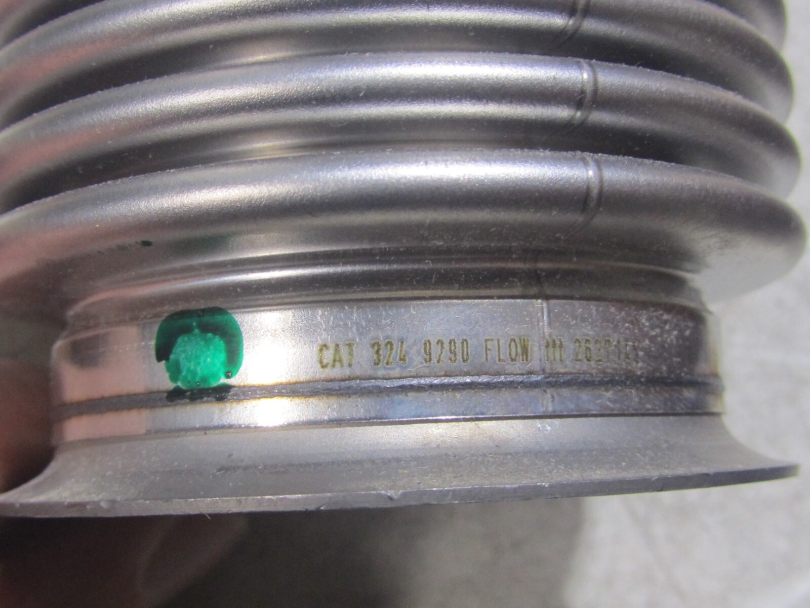 NEW CATERPILLAR 324-9290 100mm Overall Length Stainless Steel Bellows
