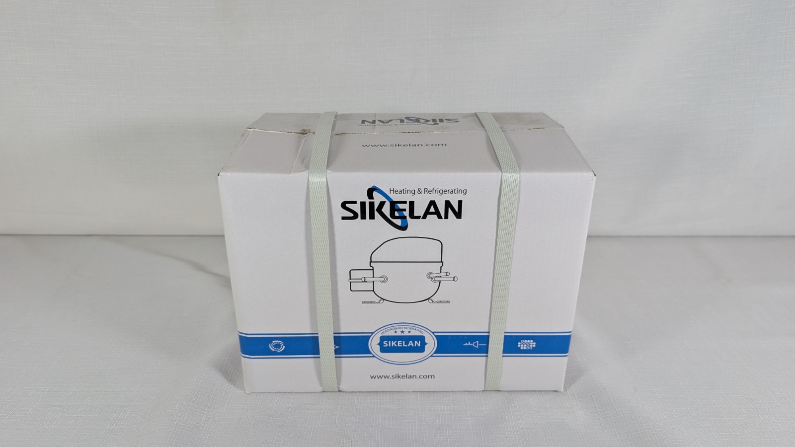 Sikelan GQR90TG Refrigeration Compressor 1/3HP 3378BTU 220-240V R134a HBP