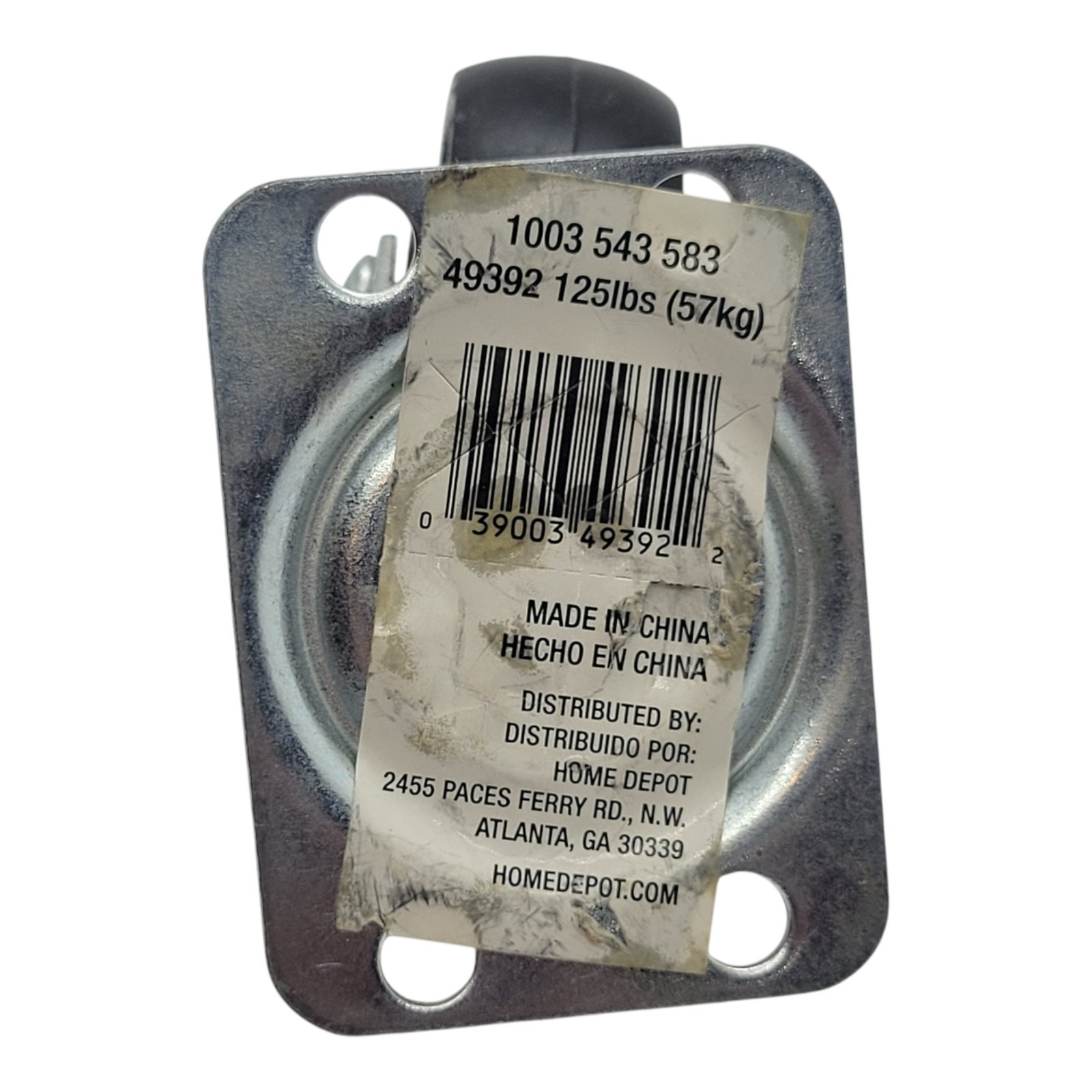 Everbilt 49392 2″ Swivel Plate Caster Polypropylene Wheel Steel Frame
