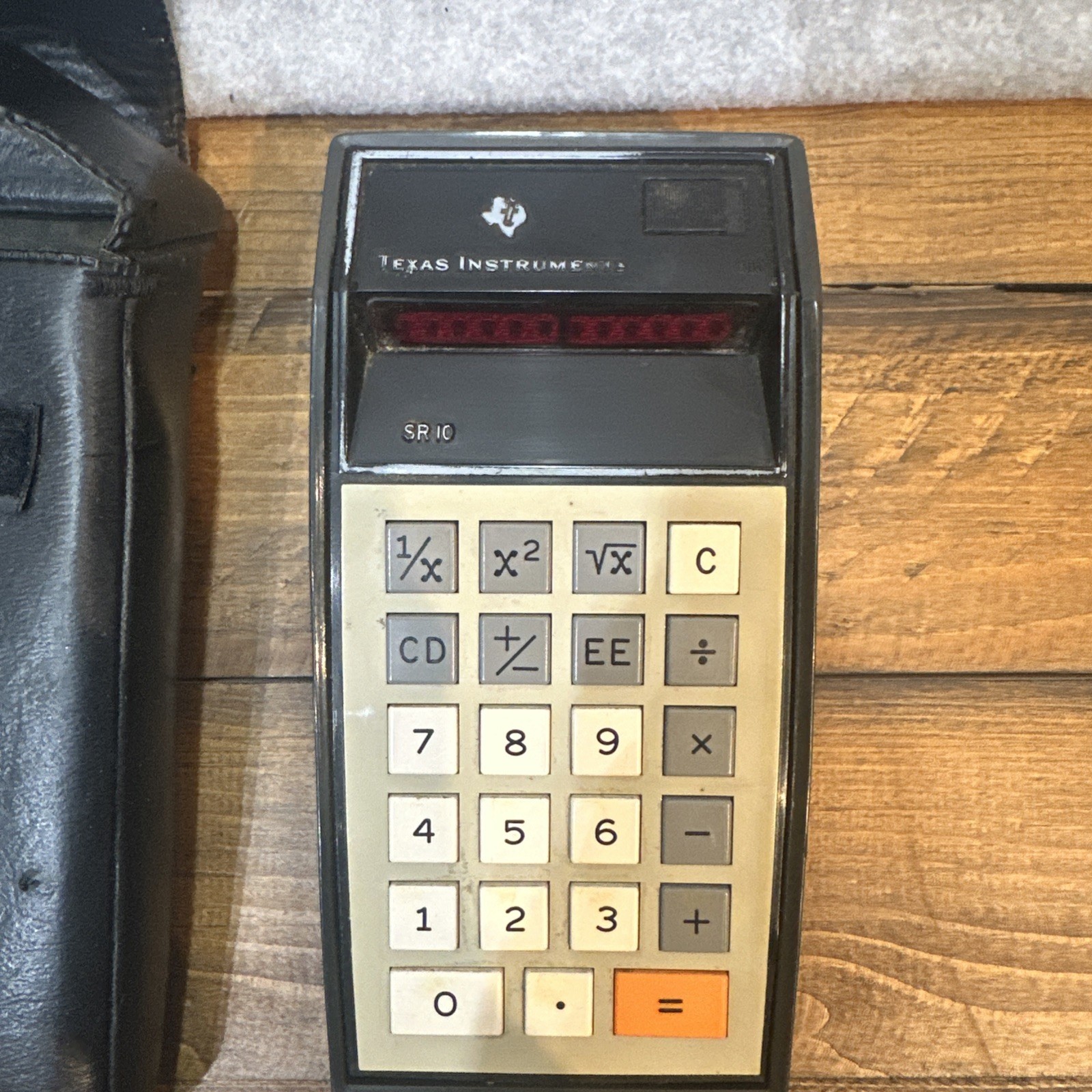 Texas Instruments Sr-10 Calculator With Bag Untested