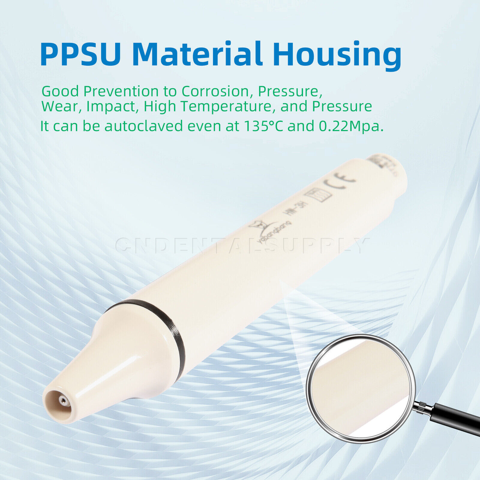 Dental Piezo Ultrasonic Scaler Handpiece fits EMS WOODPECKER Cavitron 135℃ HW-3H