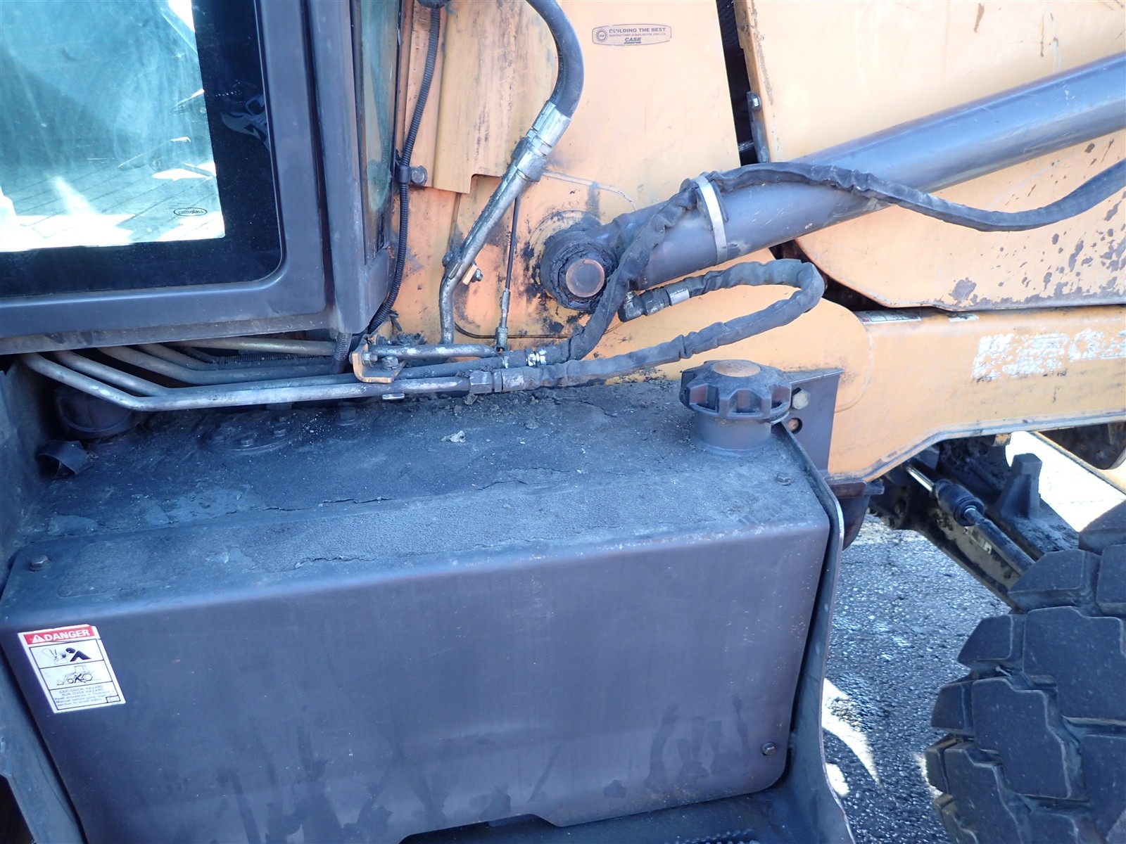 2021 Case Construction 570N EP 4×4 Skip Loader Enclosed Cab Tractor