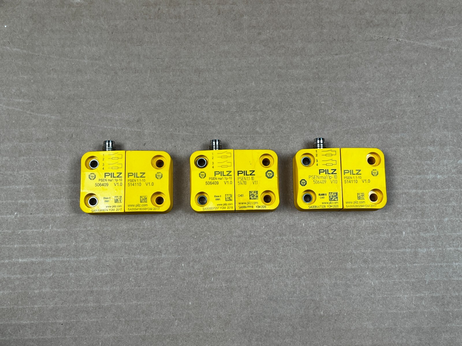 PILZ PSEN ma1.1p-10 4P, 30V, 10W 506409 Safety Sensor + PSEN 1.1-10 514110
