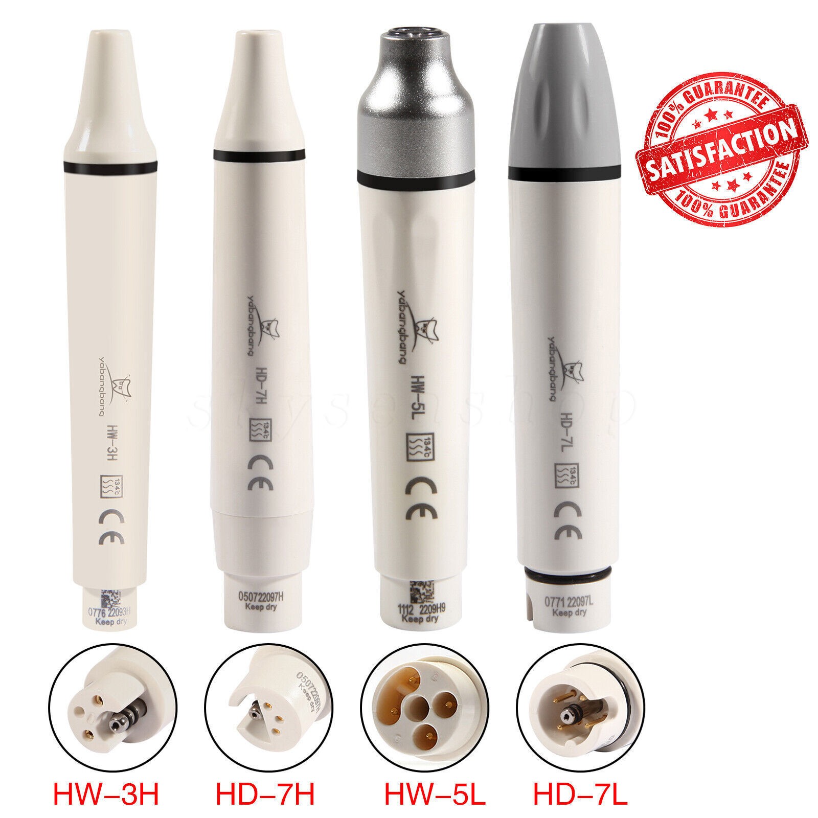 USA Ultrasonic Dental Scaler Handpiece LED Fit EMS/WOODPECKER/DTE/SATELEC Zb