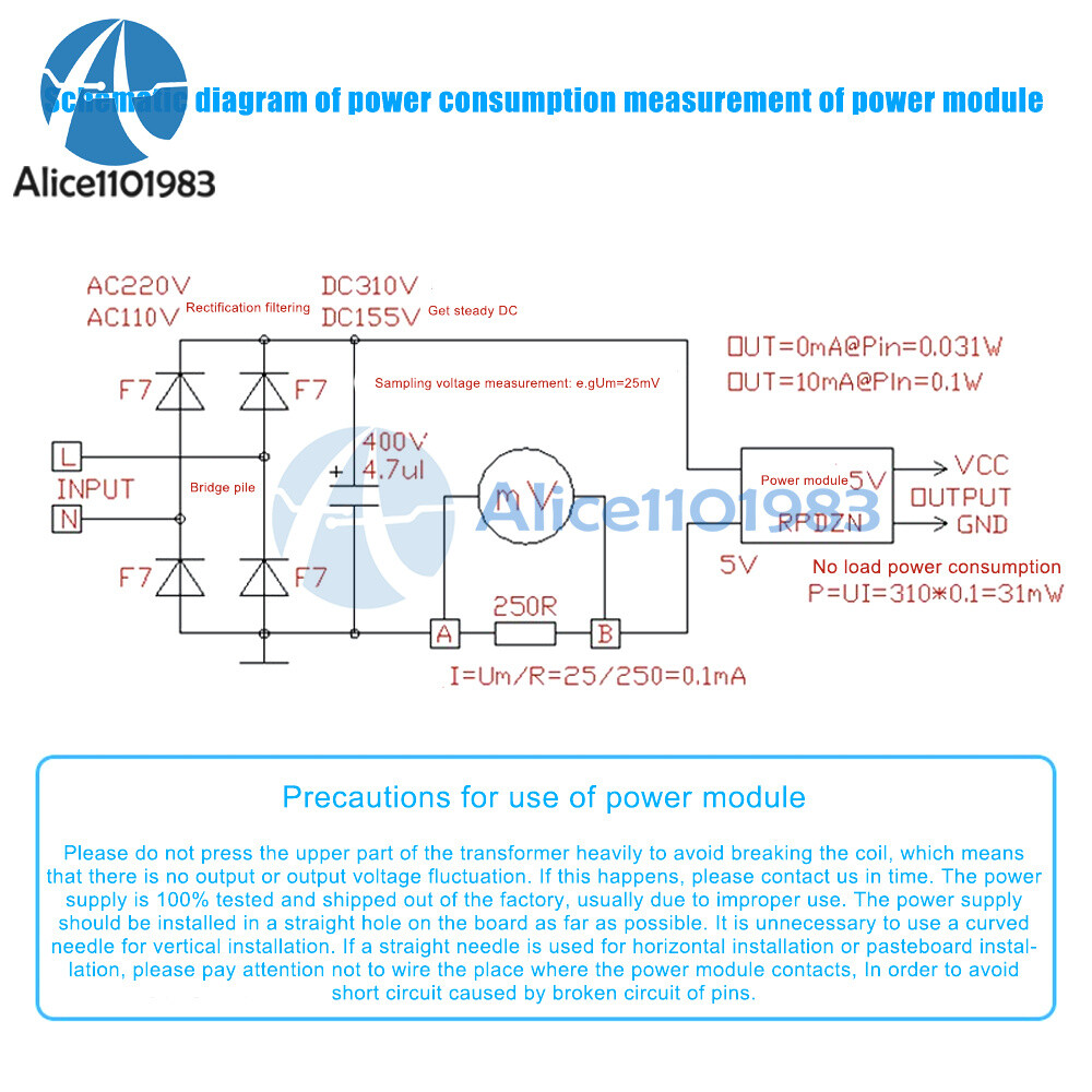 6V 9V 14.5V 200/450/600MA AC-DC Isolated Switching Module Power Buck Module New