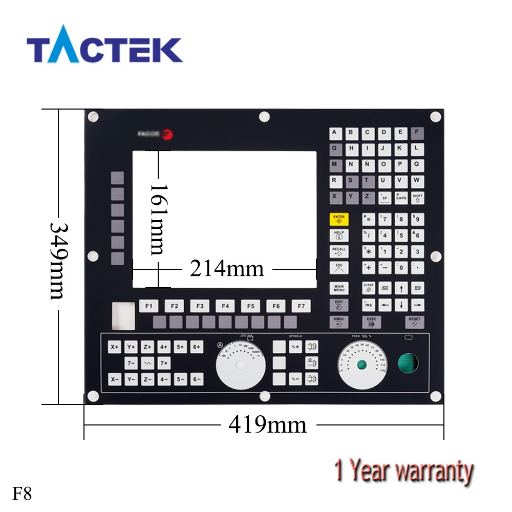 Membrane Keypad for PMC-1200 CN55IW-M-CUP-AIS-B-7-ABEHJKVX Keyboard Switch