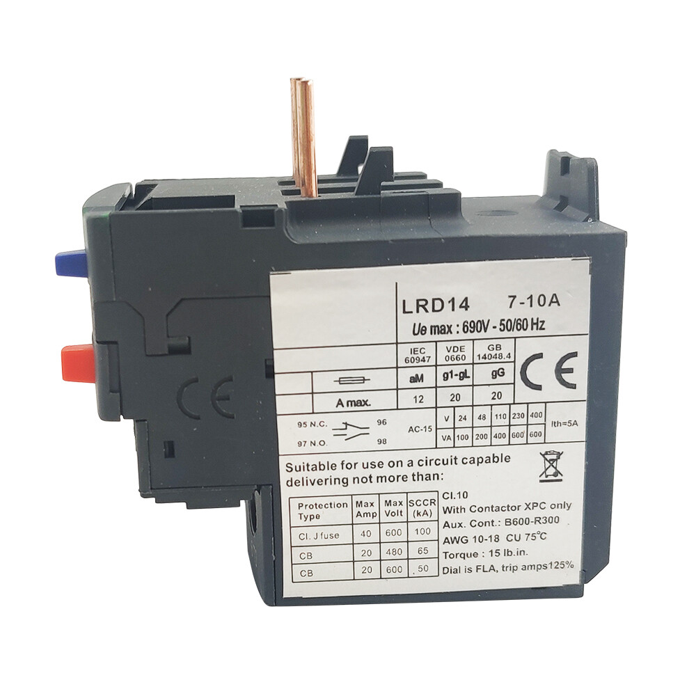 NEW LRD Thermal Overload relay LRD14 LRD14C 7-10A apply to new LC1D contactor