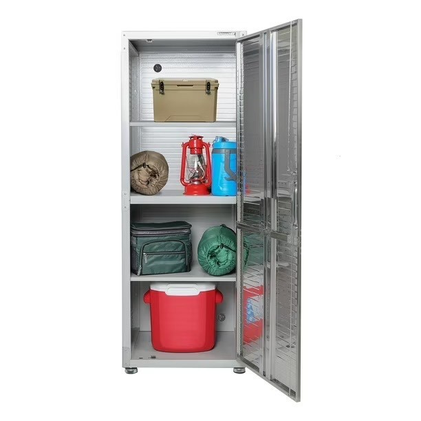 Seville Classics UltraHD Steel Storage Cabinet Locking 24x18x66 400 lb
