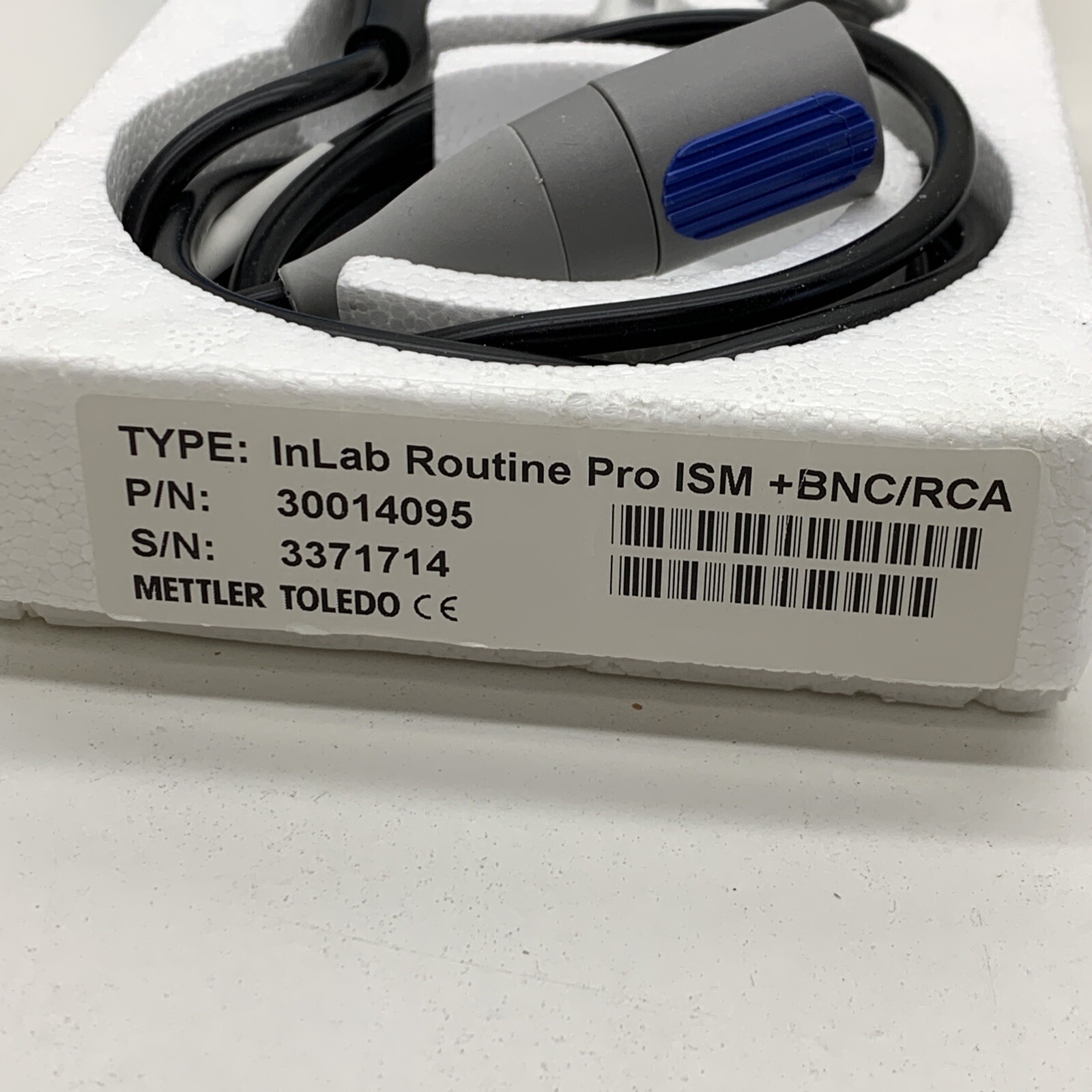 Mettler Toledo 30014095 Inlab Routine Pro pH Electrode ISM + BNC/RCA