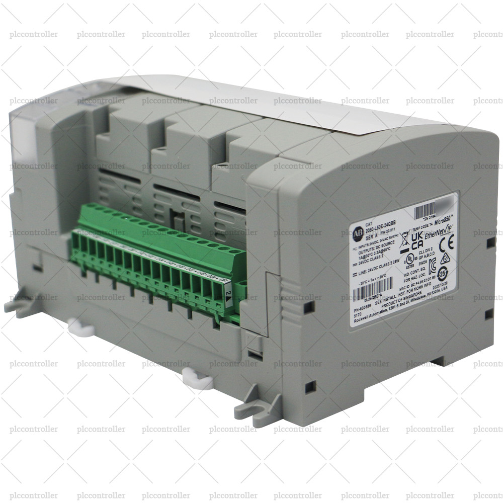 100% New Allen-Bradley 2080-L50E-24QBB Micro850 24 I/O EtherNet/IP Controller