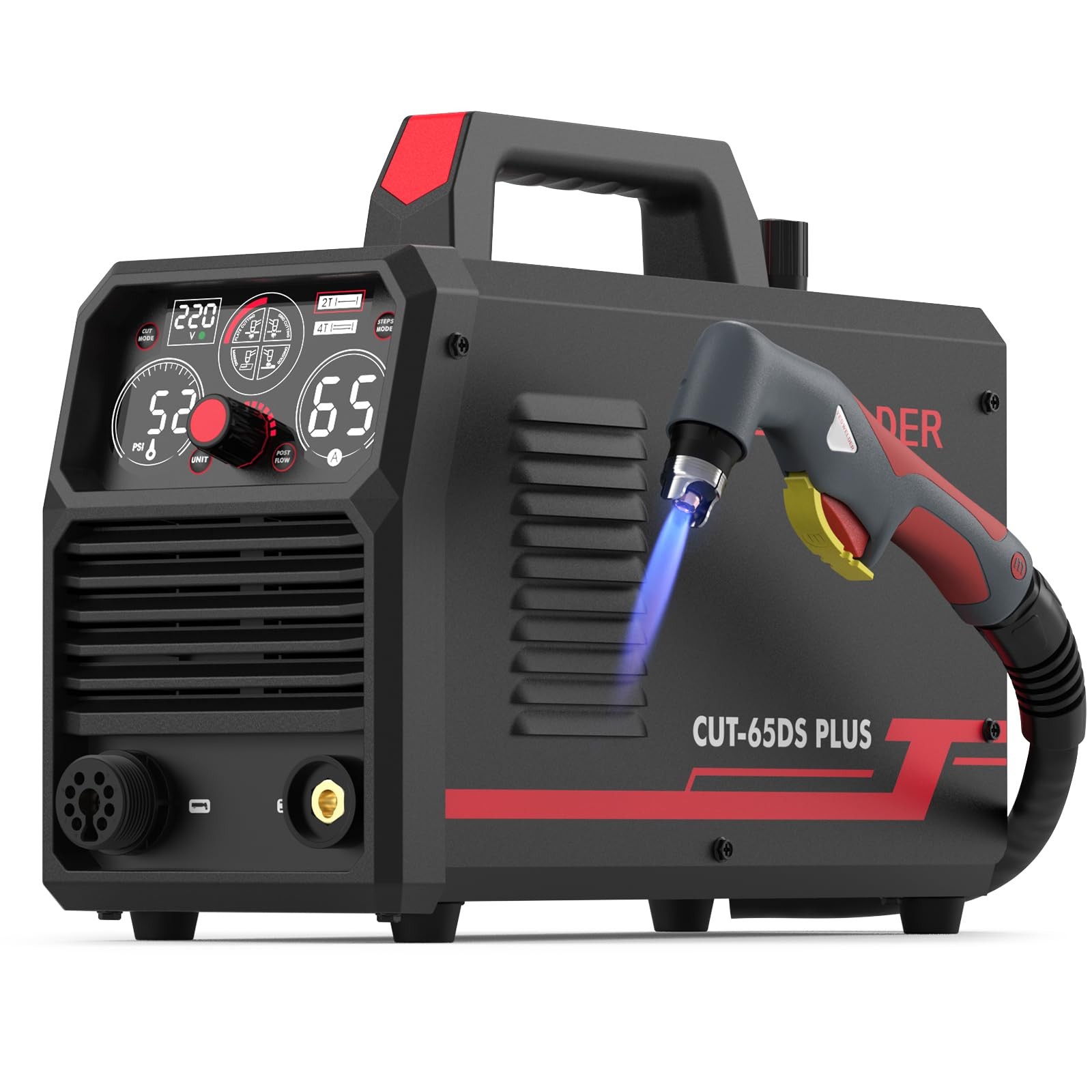 YESWELDER CUT-65DS PLUS Plasma Cutter, 65Amp 110V/220V Non-High Frequency