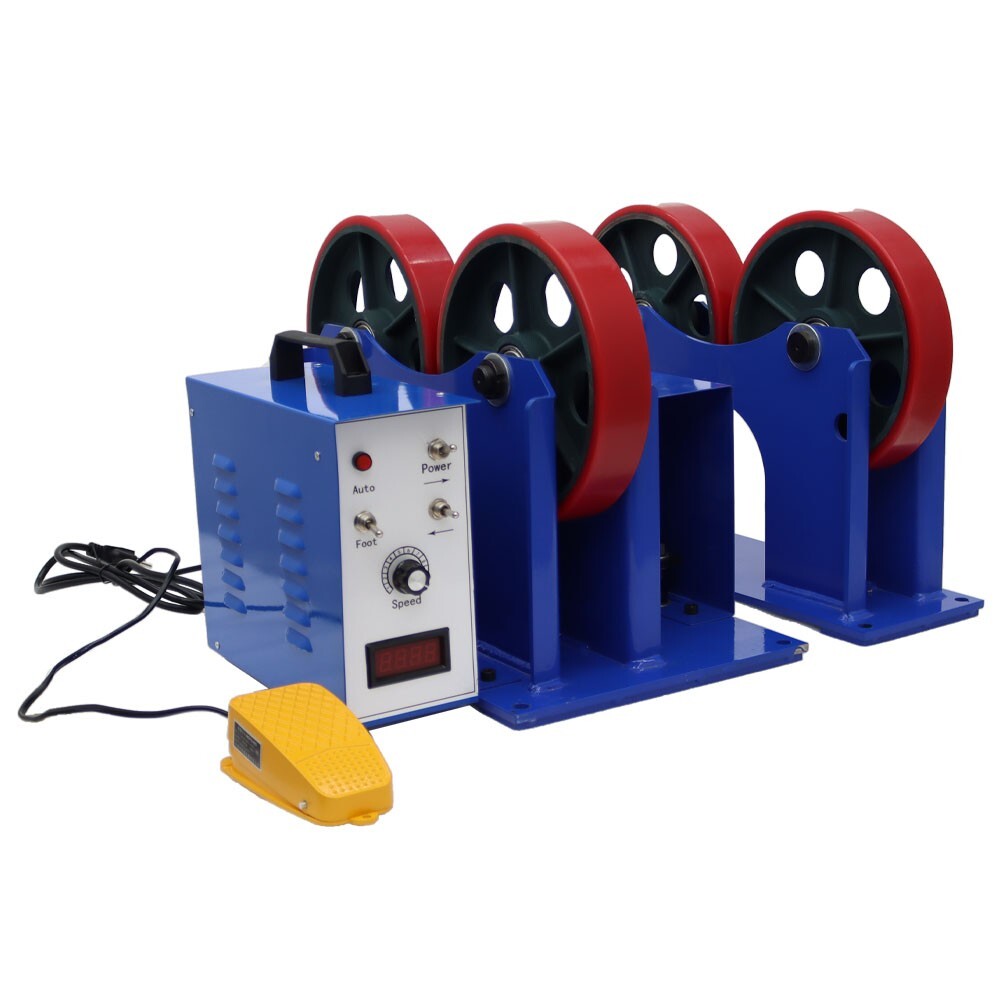 110V Tank Turning Welding Rolls Linkage Roller,2200 LB Rotary Welding Positioner