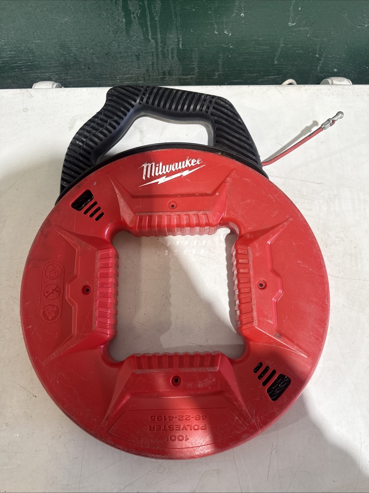 Milwaukee 48-22-4195 30m Polyester Fish Tape – Red