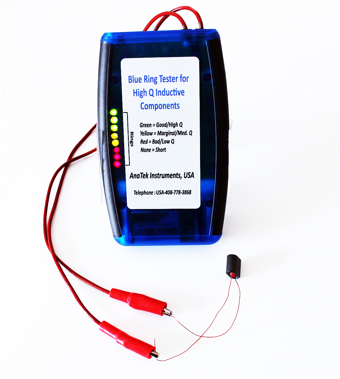 AnaTek Blue Ring High-Q Tester – Complete Kit for Assembly