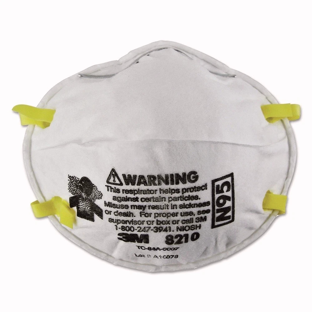 3M 8210 N95 Lightweight Particulate Respirator – Standard Size (20/BX) New